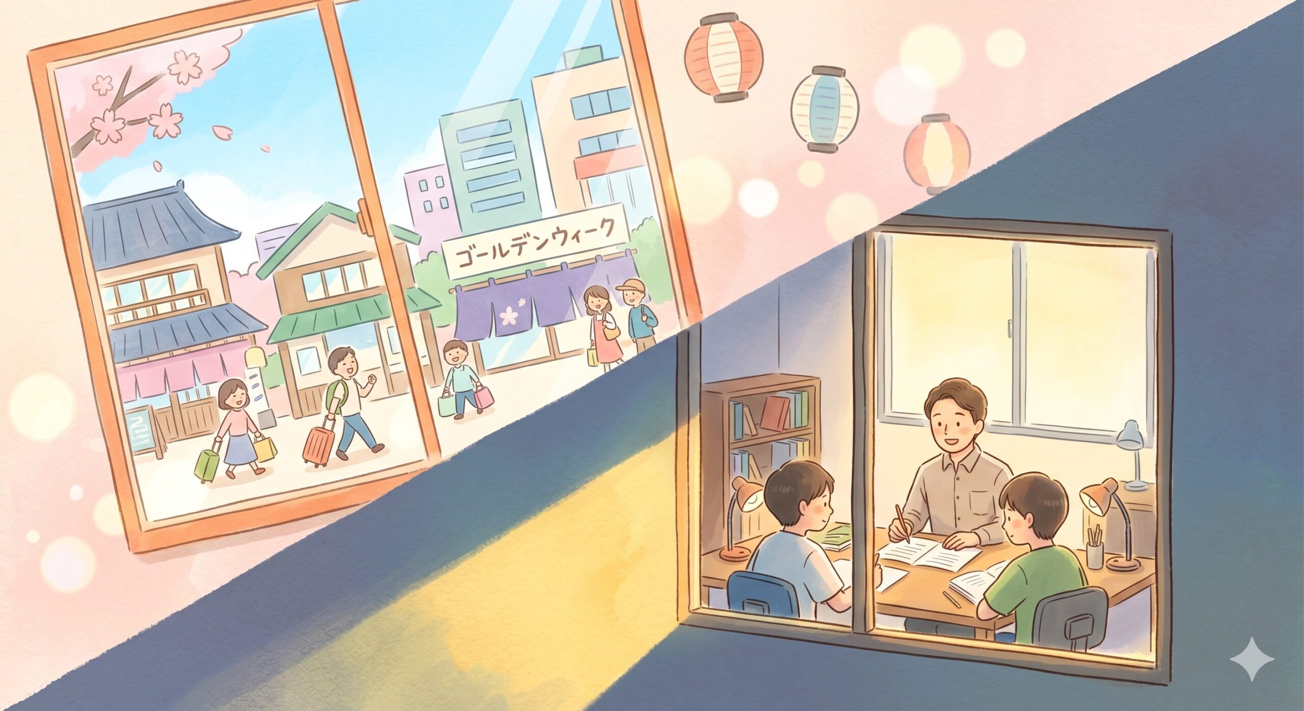 GWでも新河岸の個別指導塾は空いています！