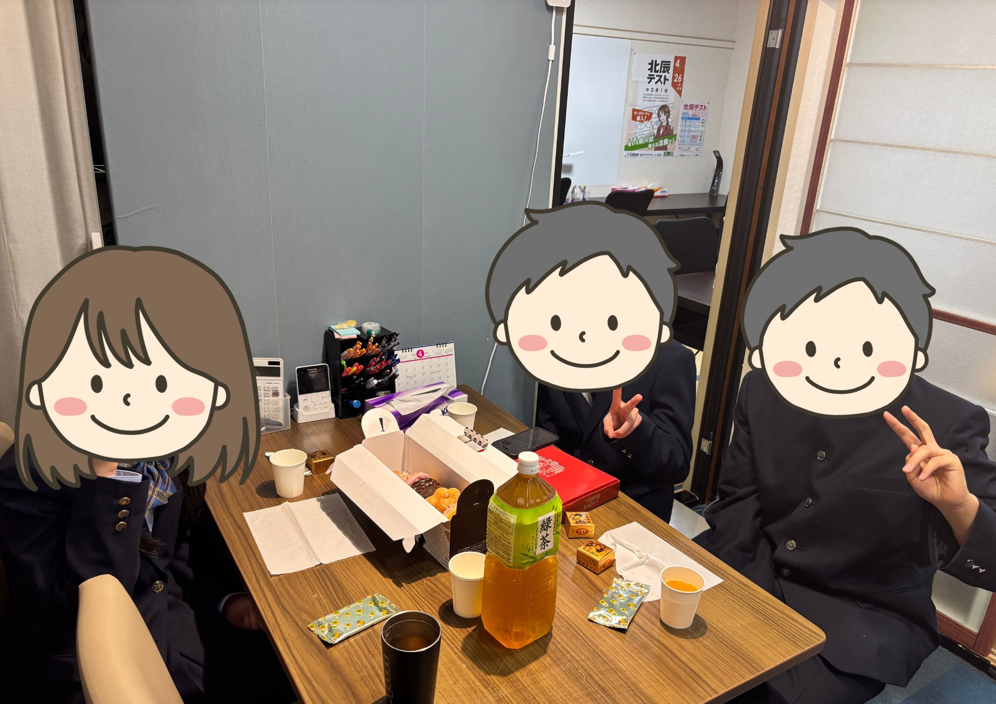 新河岸の個別指導塾での素敵なひと時