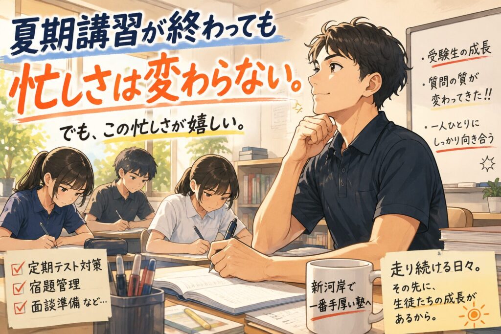 忙しさが変わらない個別指導塾SSG