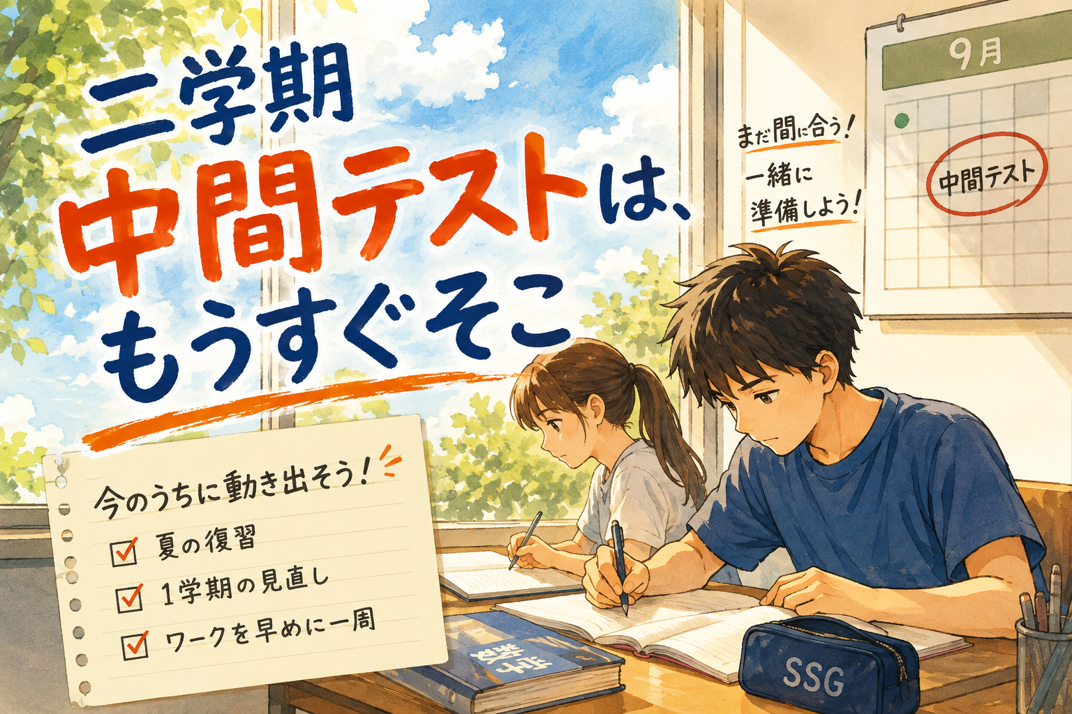 テストの意識を持たせる個別指導塾SSG